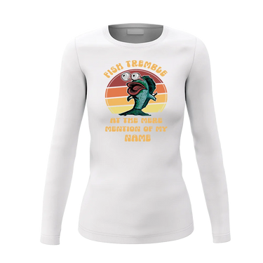 Fish Tremble Women Long Sleeve Shirt